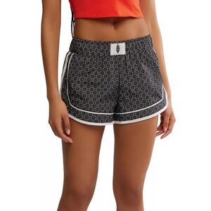 FP Movement Women's Varsity Blue's Printed Shorts‎ Starburst Geo Size Large NWT